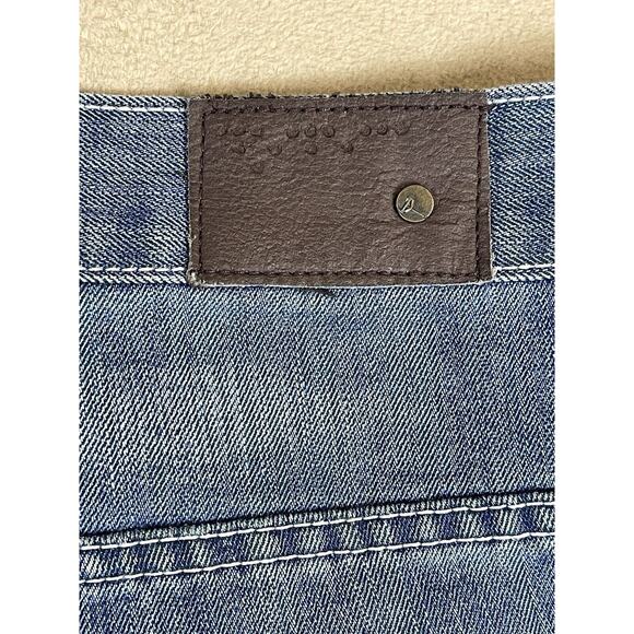 Dodeca Jeans Mens 40x33 Blue Relaxed Baggy Fit 90s Retro Distressed Wide Leg - Picture 10 of 13